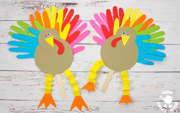 hand print turkey for blog